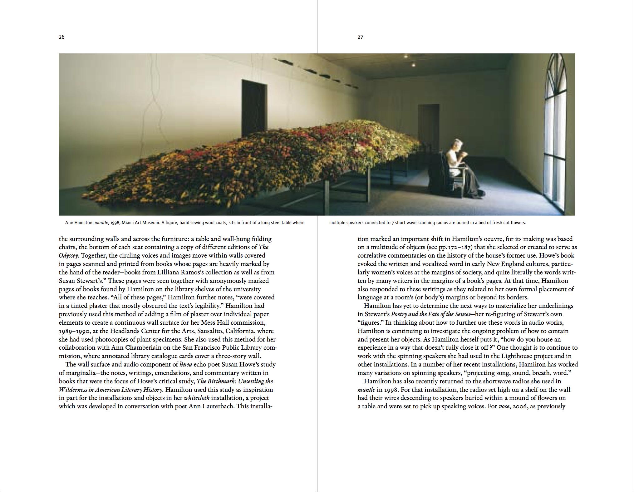 Ann Hamilton: An Inventory of Objects