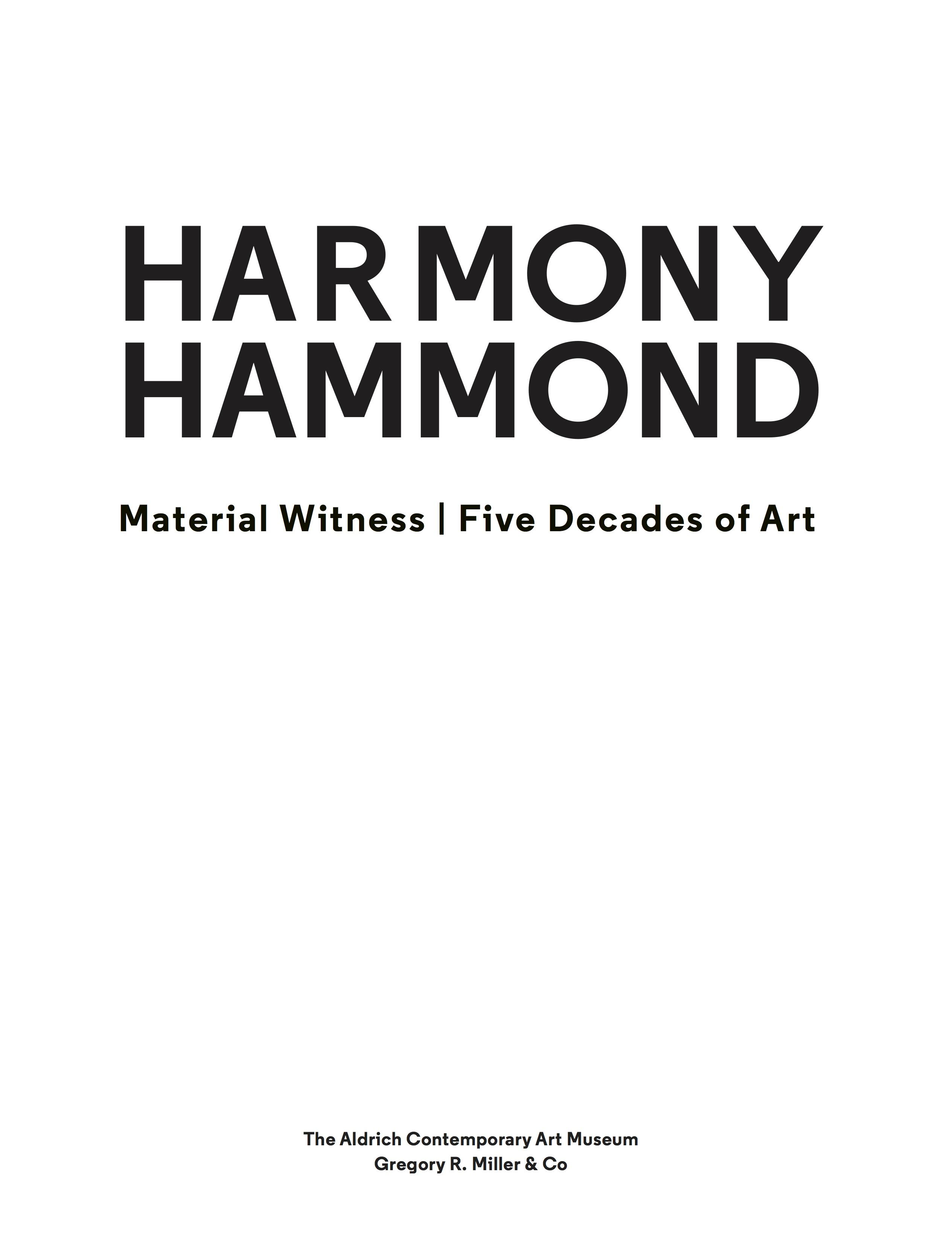 Harmony Hammond: Material Witness