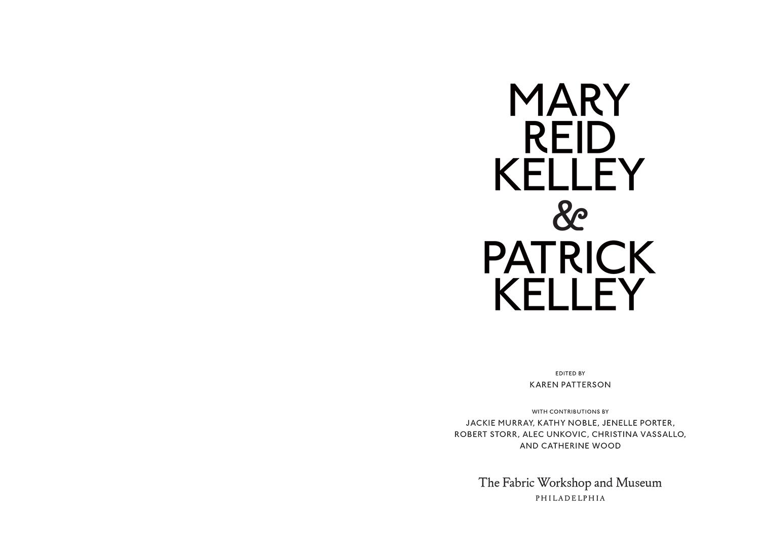 Mary Reid and Patrick Kelley