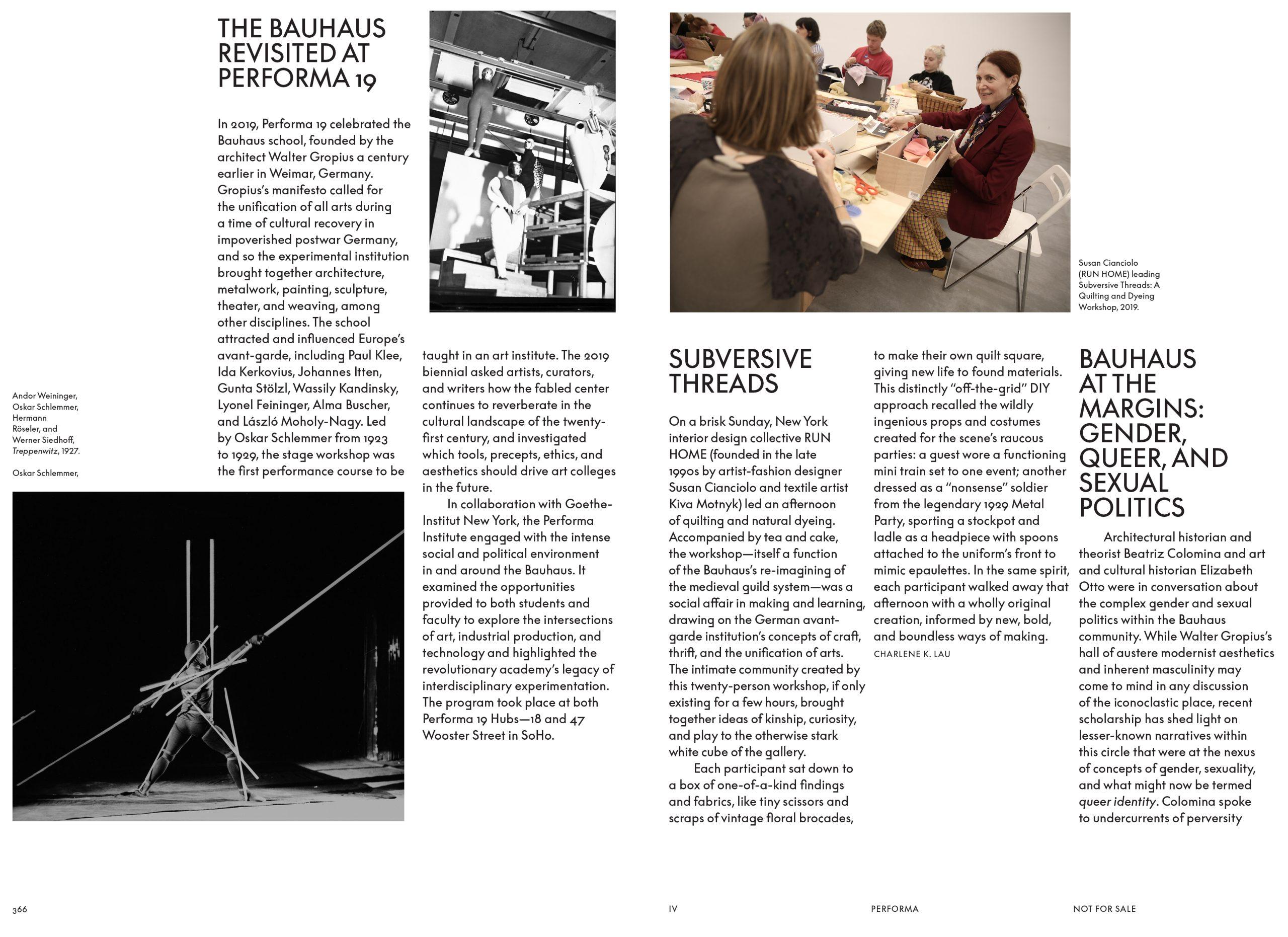 On the Town: A Performa Compendium 2016–2021