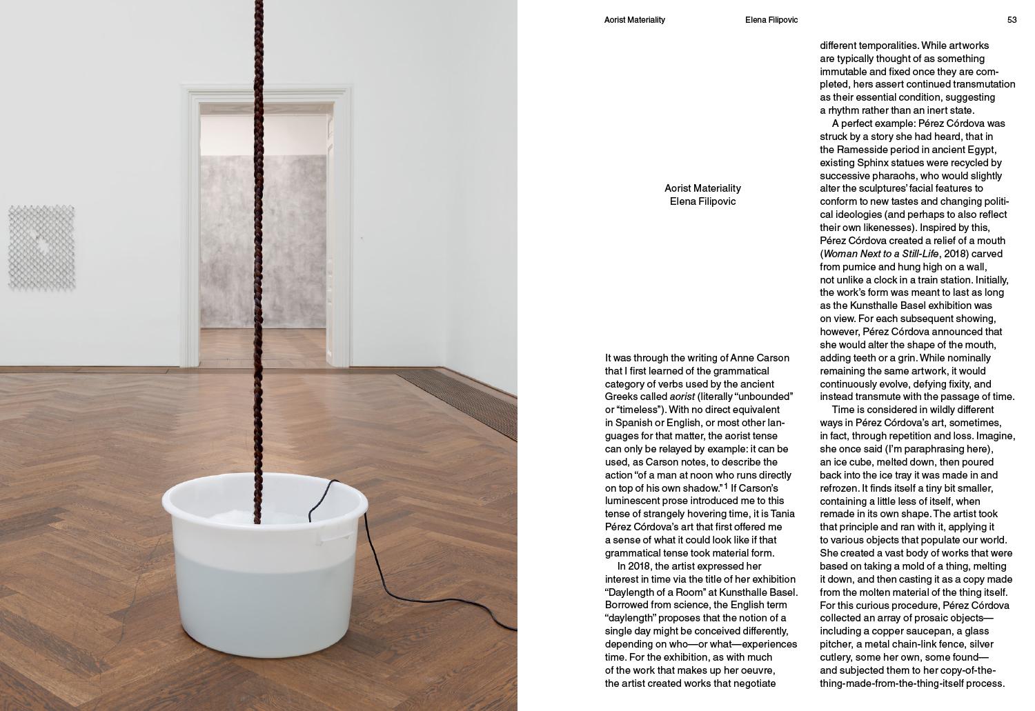 Tania Pérez Córdova: Generalization