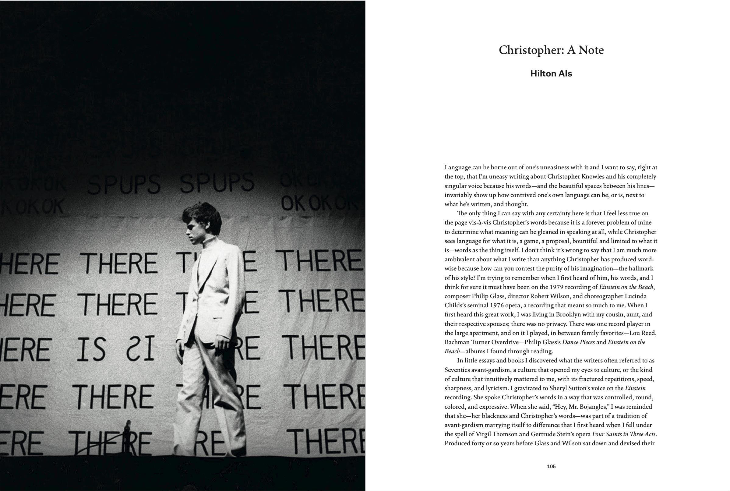 Christopher Knowles: In a Word