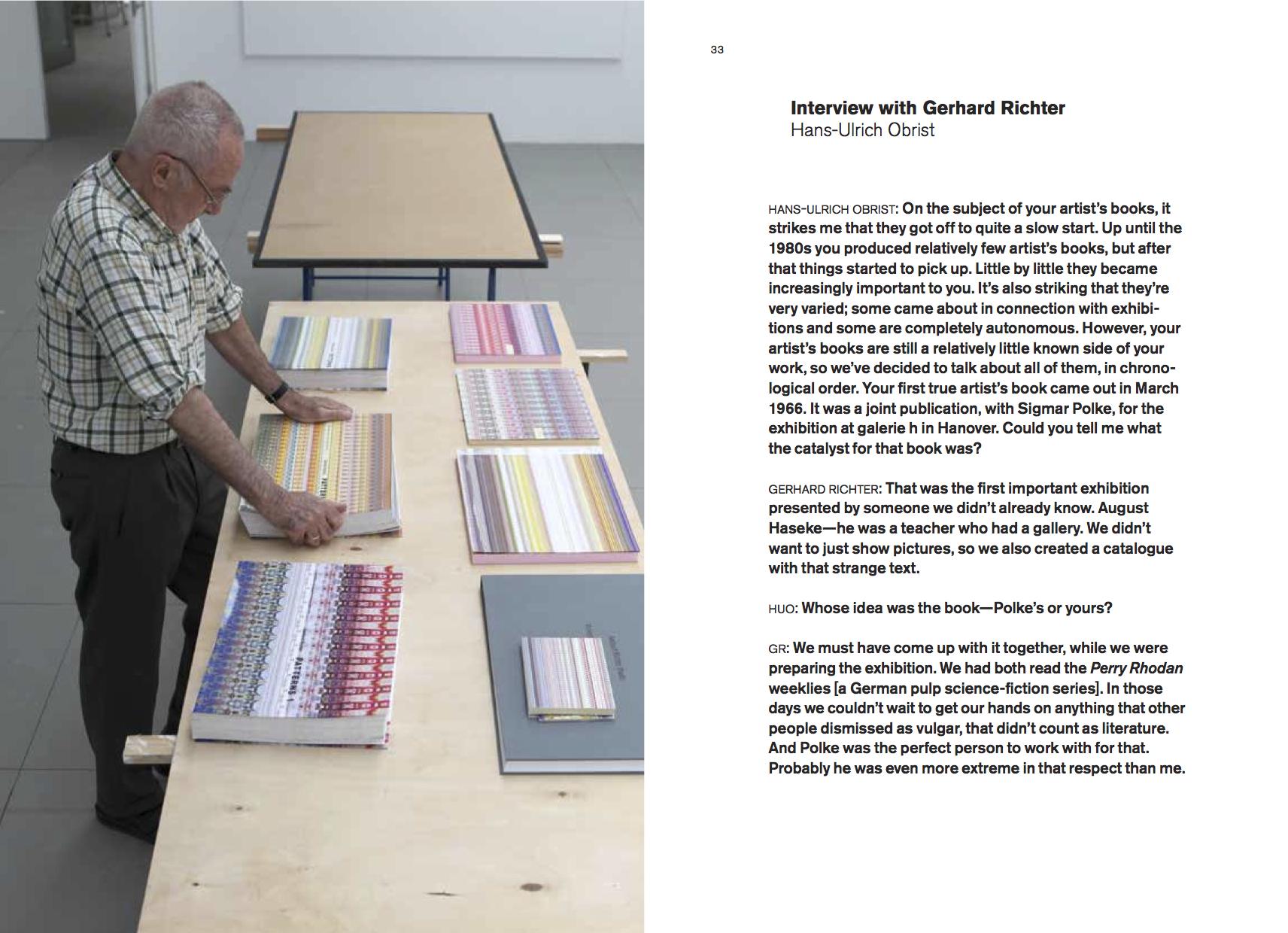 Gerhard Richter: Books