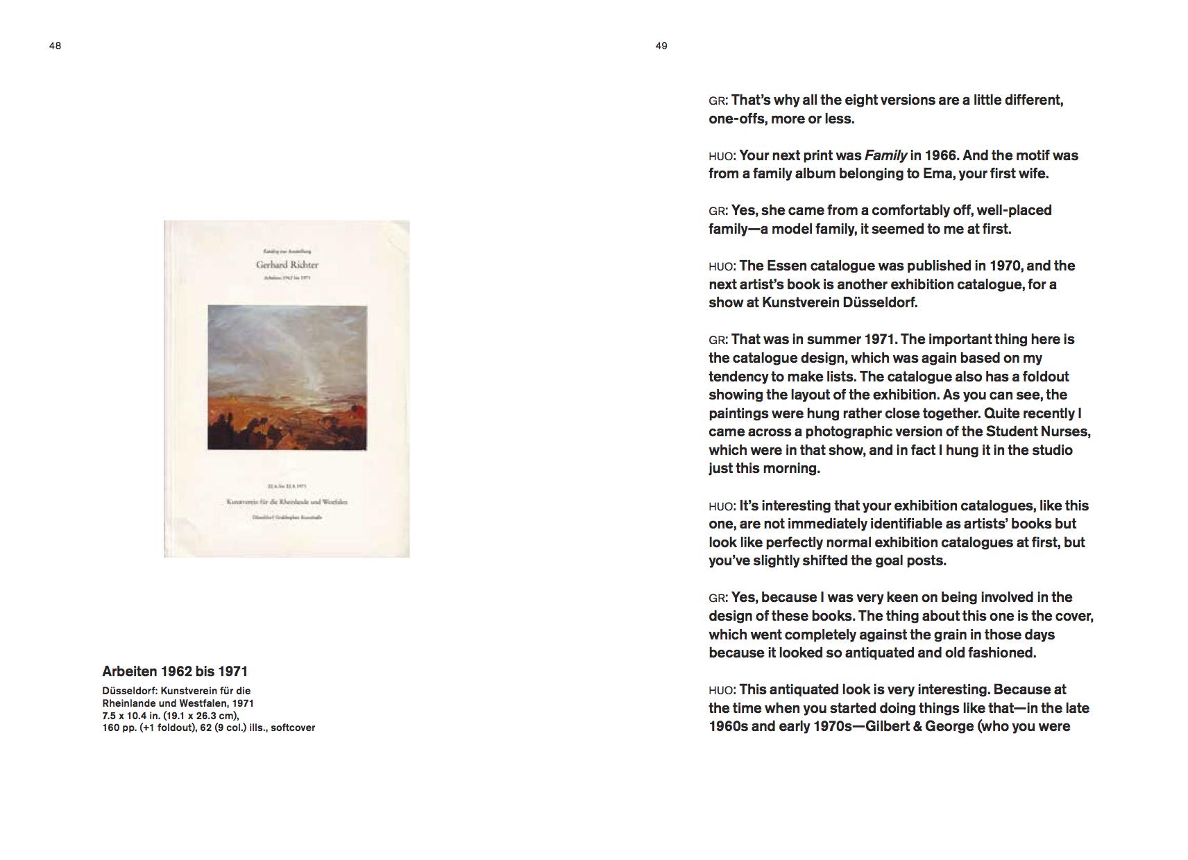 Gerhard Richter: Books